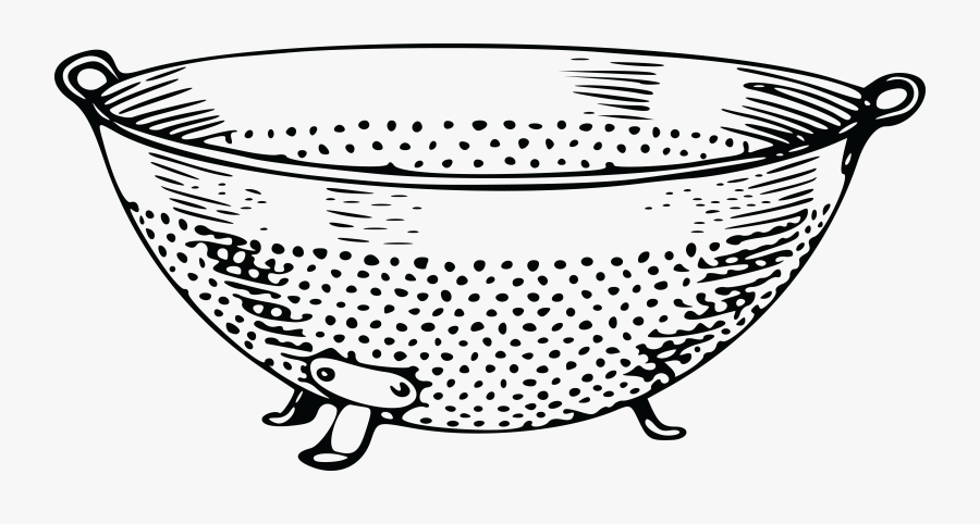 Clip Art Utensils Clipart Transparent - Colander Clipart, Transparent Clipart