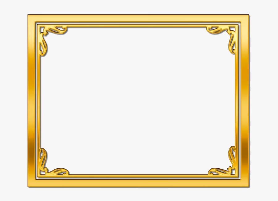 Frame Png Picture - Certificate Frame Png, Transparent Clipart