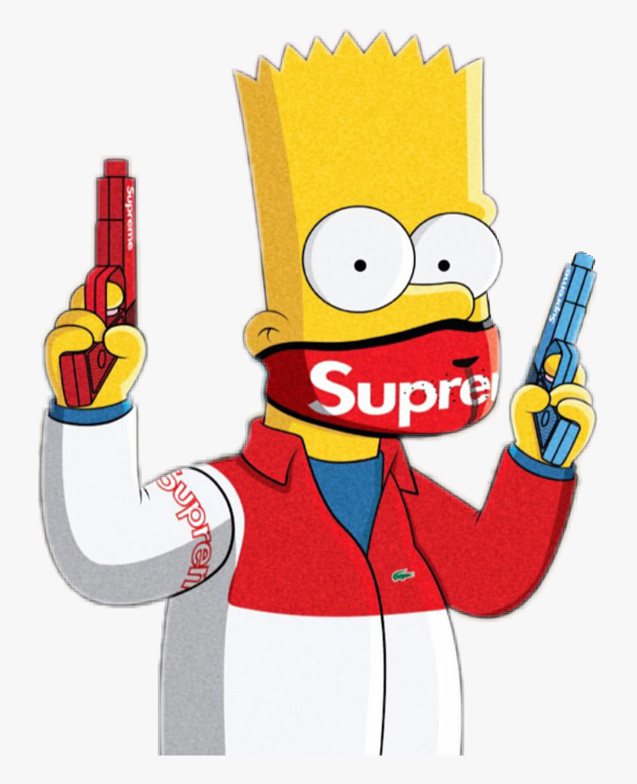 Bart Clipart House - Bart Simpson With A Gun, Transparent Clipart