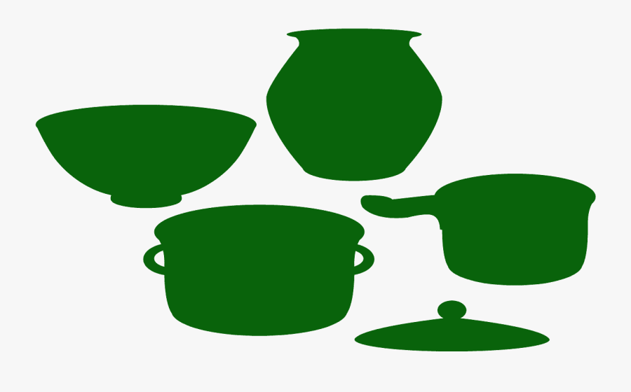 Siluetas De Utensilios De Cocina, Transparent Clipart