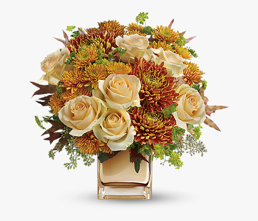 Fall Flowers Png - Birthday Flowers Autumn, Transparent Clipart
