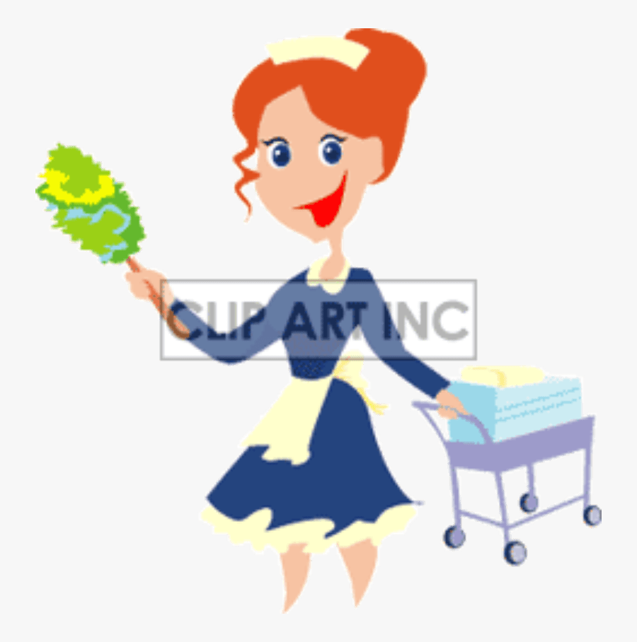 Cleaning Lady Clipart, Transparent Clipart