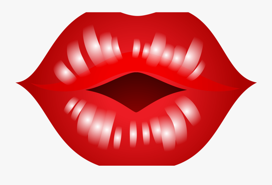 Transparent Hershey Kiss Png - Kissing Lips Clipart, Transparent Clipart