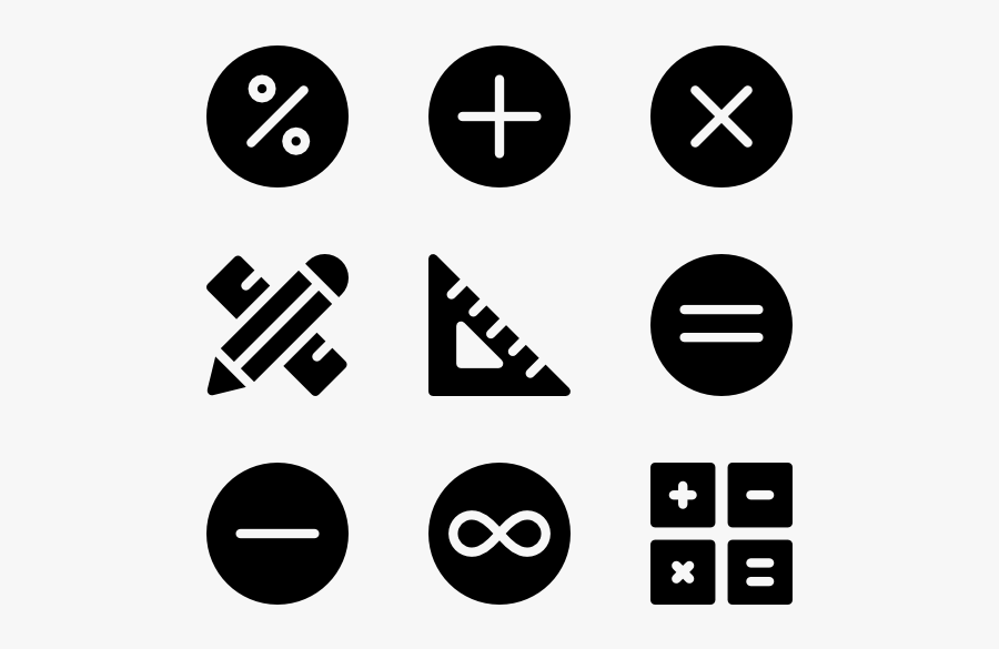 Math Symbols Clipart Png, Transparent Clipart