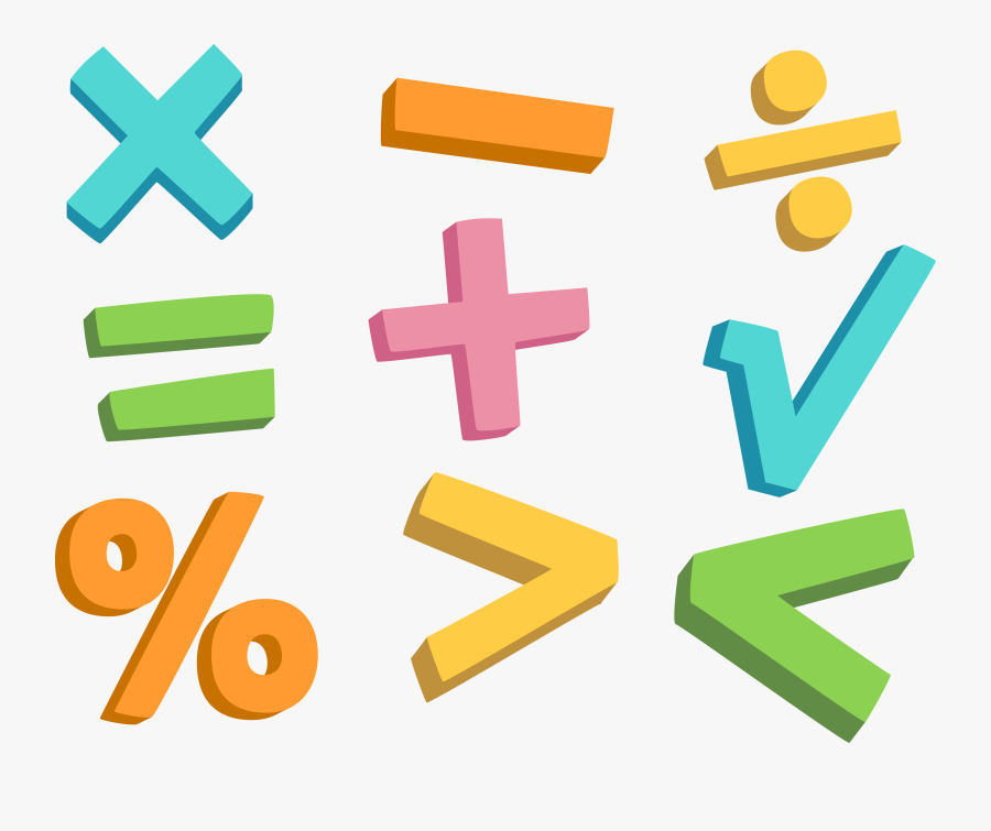 Math Symbol Math Clip Art - Imagenes De Signos De Matematica, Transparent Clipart