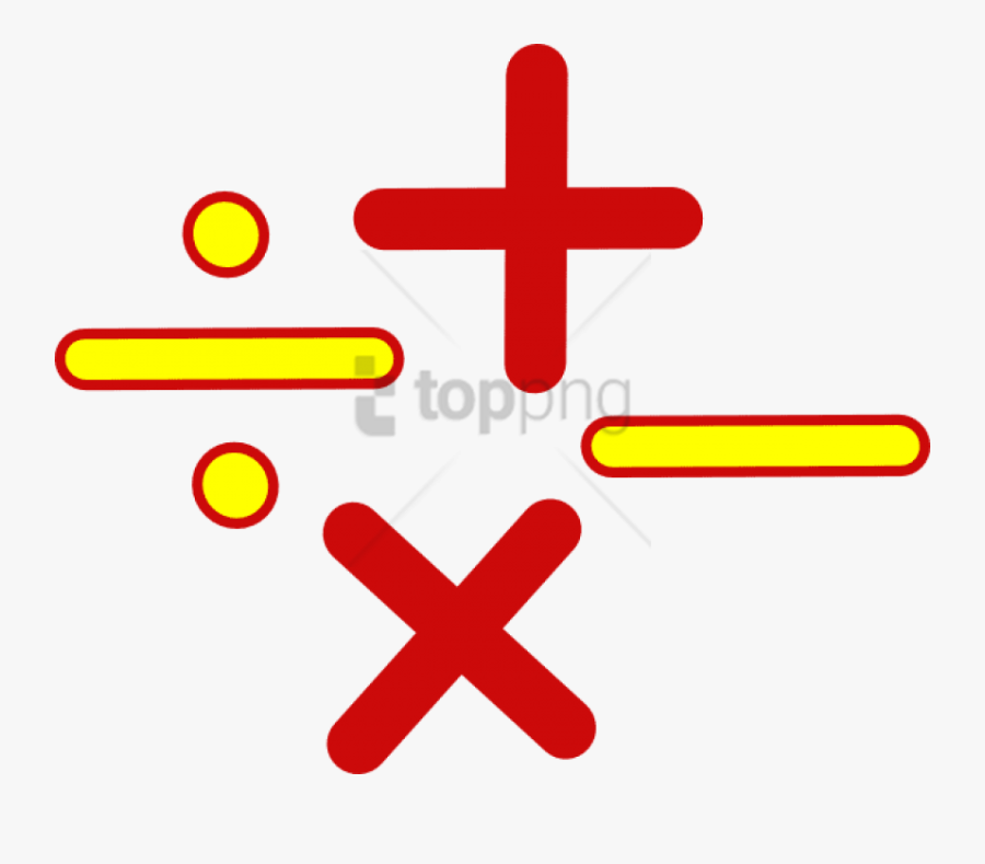 Free Png Math Symbols No Background Png Image With - Cross, Transparent Clipart