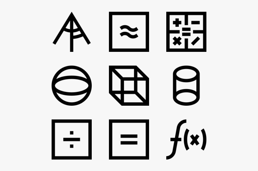 Math - Matematicas Png, Transparent Clipart