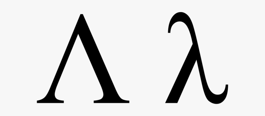 Math Symbols For Union And Intersection - Greek Letter Lambda, Transparent Clipart