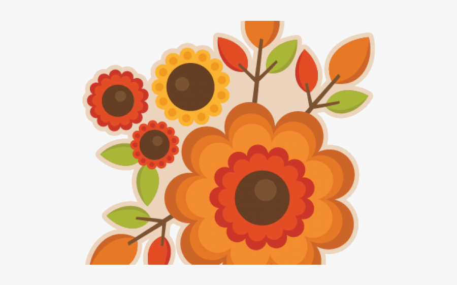 Transparent Fall Flowers Clipart, Transparent Clipart