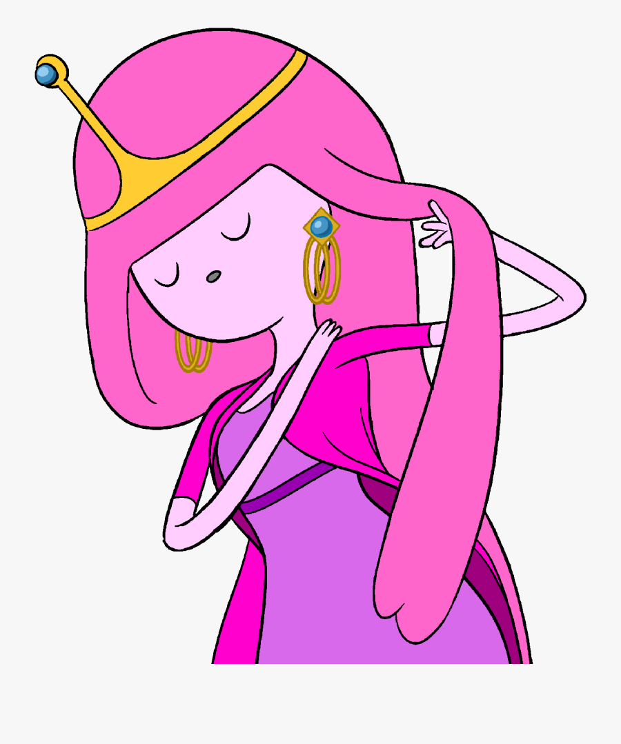 Princess Bubblegum With Her Hair Back - Adventure Time Princess Bubblegum Png, Transparent Clipart