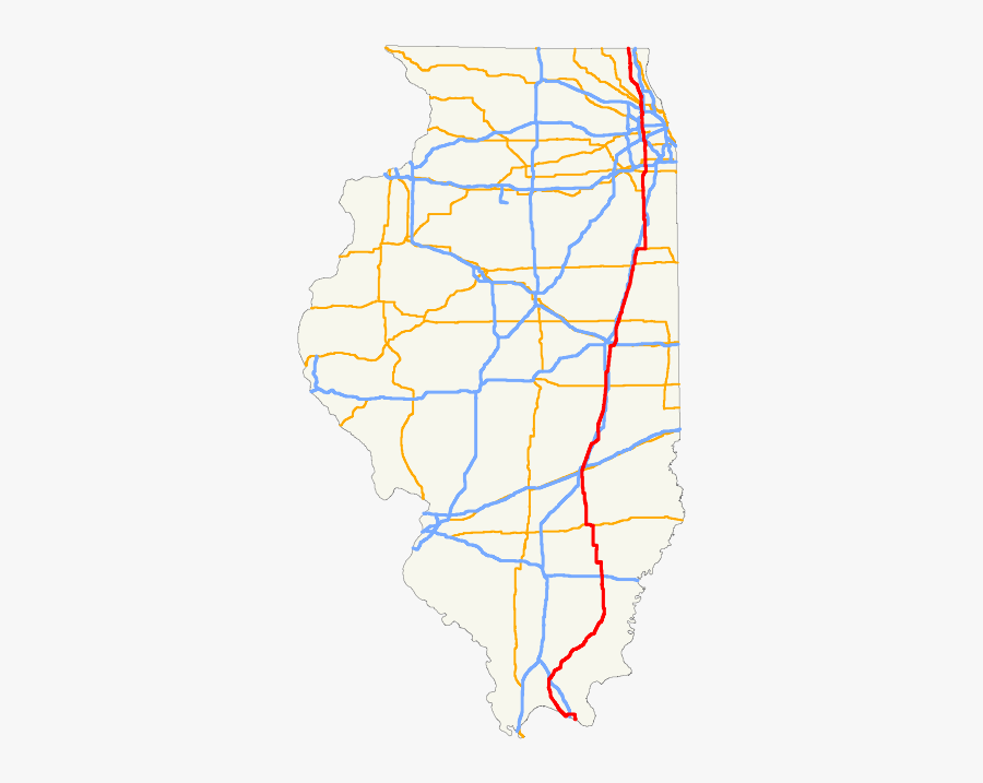 Illinois Route 21 Map, Transparent Clipart