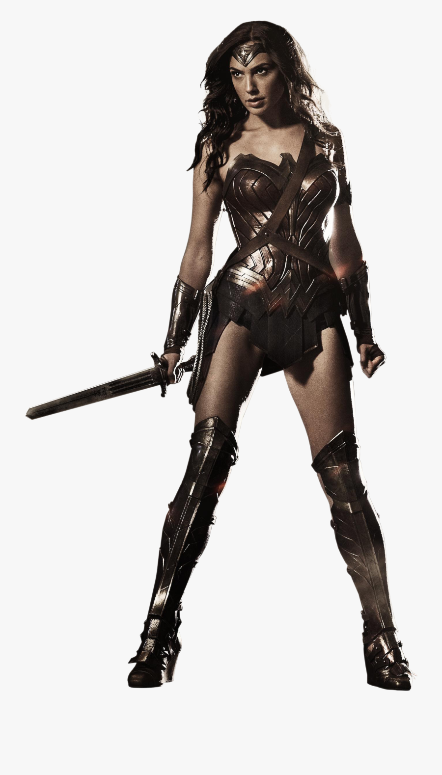 Wonder Woman Gal Gadot Outfit, Transparent Clipart