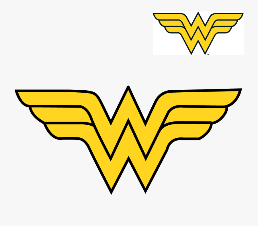 Clip Art Female Superhero Logos - Wonder Woman Logo Clipart, Transparent Clipart