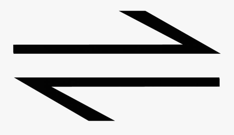 Transparent Math Symbols Clipart - Equilibrium Symbol, Transparent Clipart