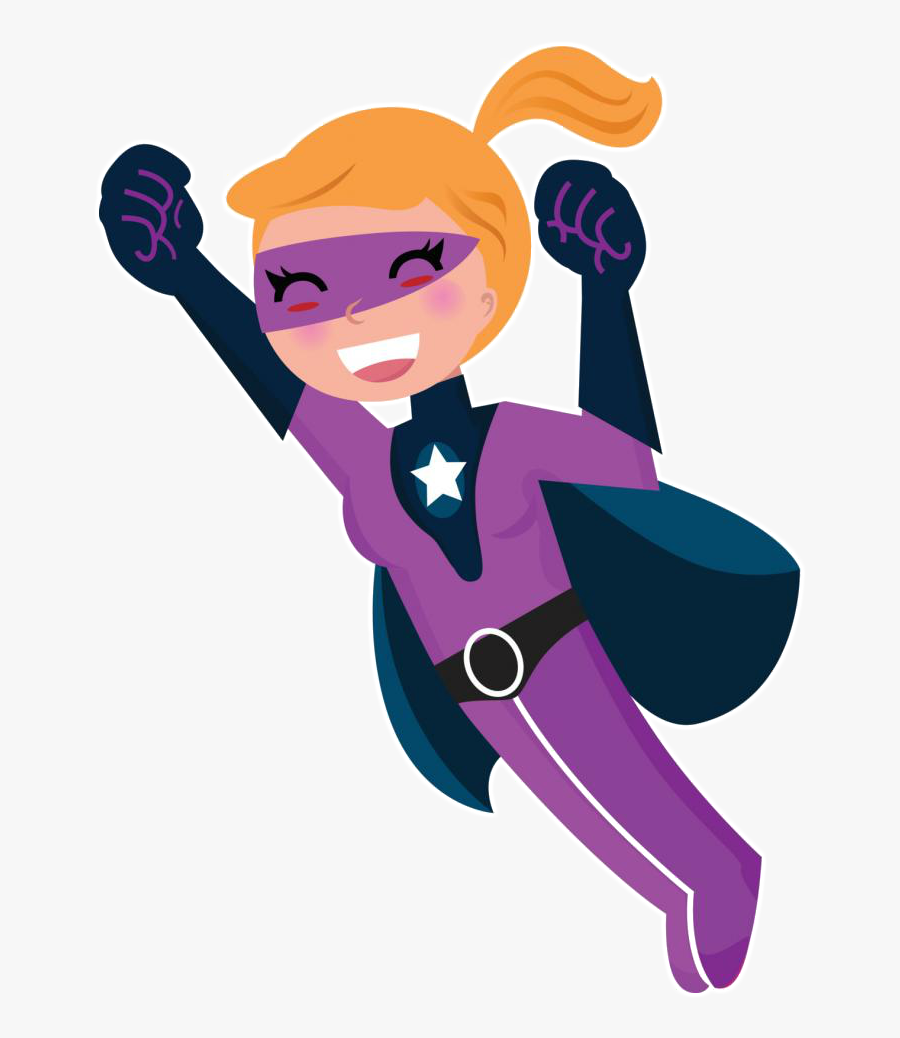 Superhero Girl Clipart , Png Download - Super Hero Girl Flying, Transparent Clipart