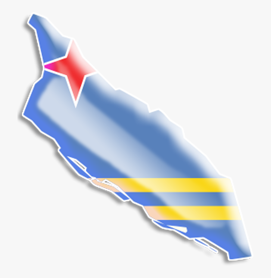 Transparent Cheese Slice Clipart - Aruba Flag Day 2019, Transparent Clipart