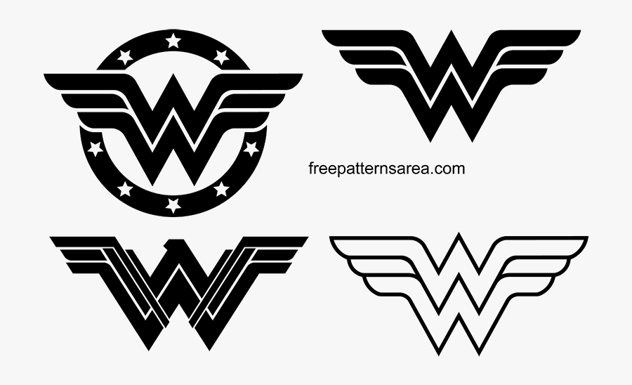 Transparent Wonder Woman Png - Wonder Woman Logo Svg, Transparent Clipart
