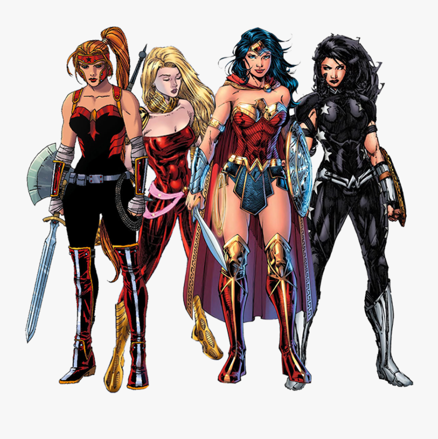 Wonder-woman - Wonder Woman And Jason Todd, Transparent Clipart