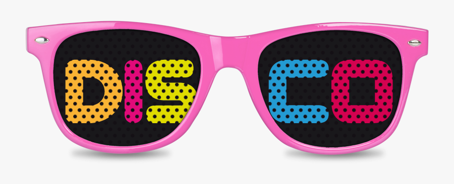 1980s Ottawan Glasses Sunglasses Disco Png Download - Polka Dot, Transparent Clipart