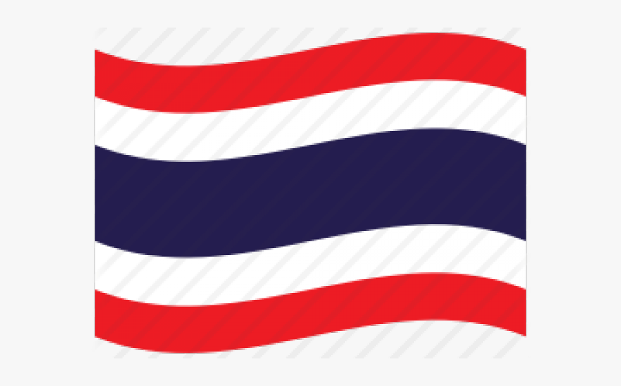 Thailand Flag Clipart Student - Vector Thailand Flag Icon Png, Transparent Clipart