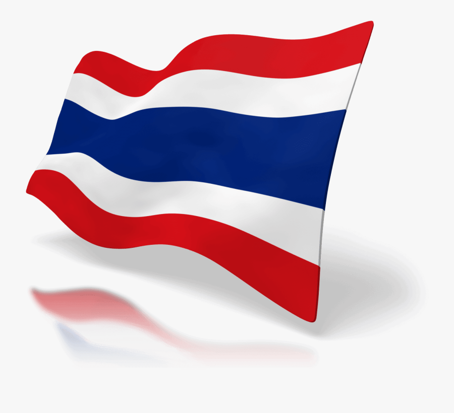 Moving Thailand Flag Animation, Transparent Clipart