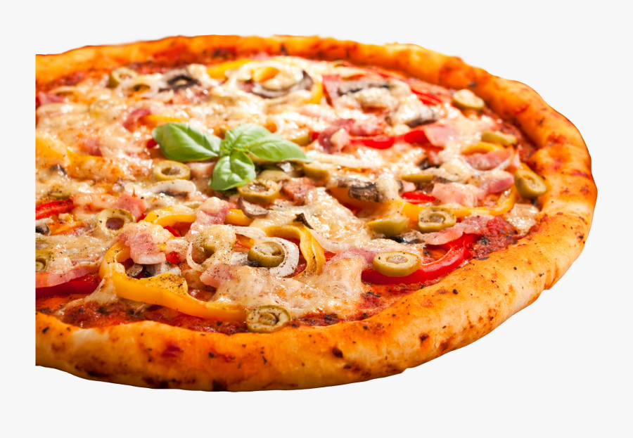 Pizza, Transparent Clipart
