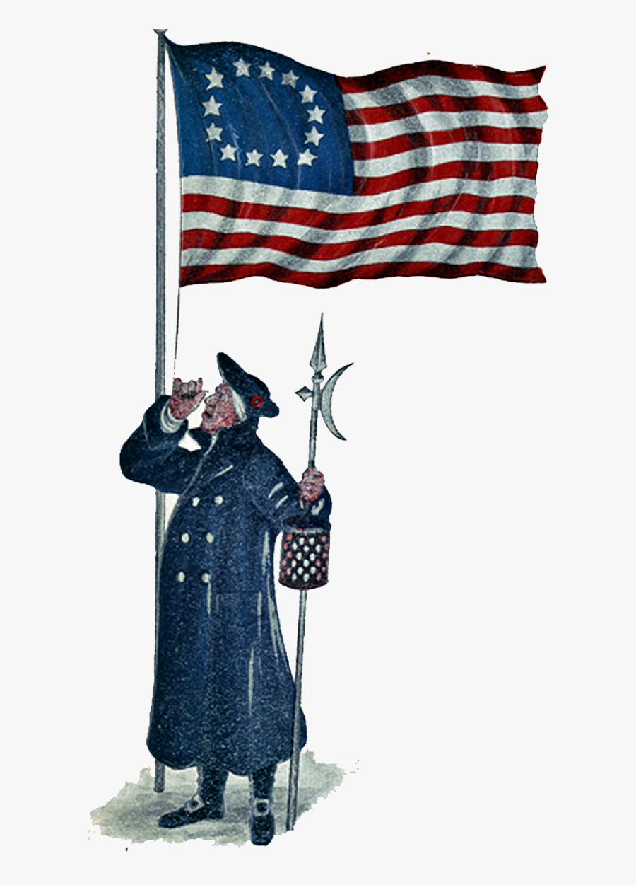 Transparent Usa Flag Pole Png - Flag Of The United States, Transparent Clipart
