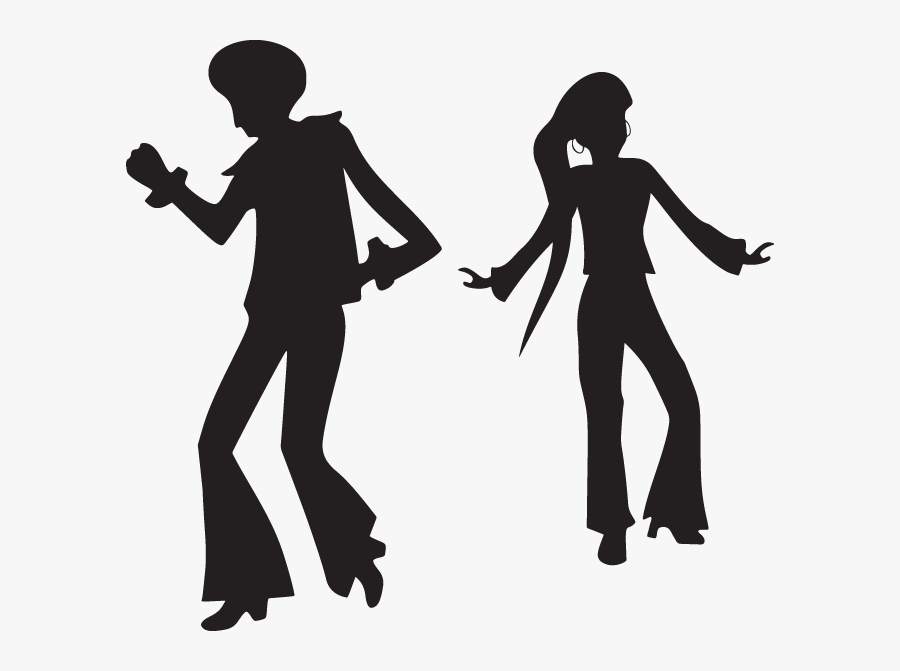 Vector Graphics Dance Disco Clip Art Image - Disco Dancing Silhouette Png, Transparent Clipart
