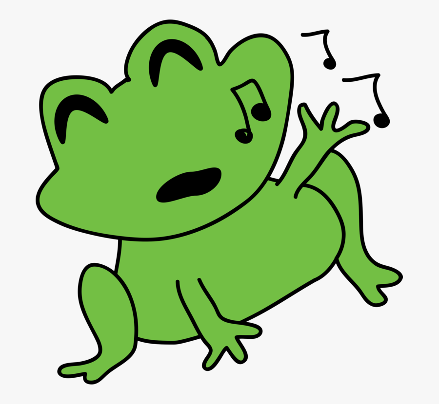 Line Art,leaf,toad - Frog Clipart, Transparent Clipart