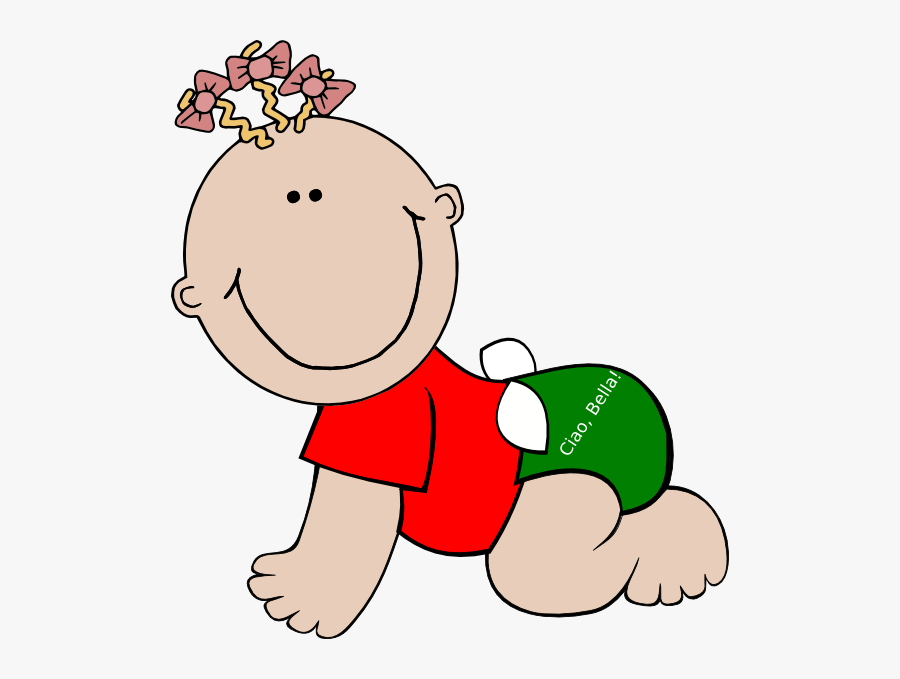 Italian Baby Svg Clip Arts - Baby Girl Clip Art, Transparent Clipart