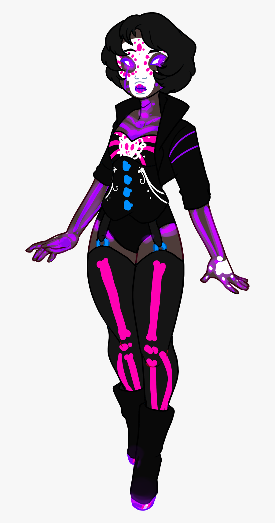 Custom Disco Skull - Illustration, Transparent Clipart