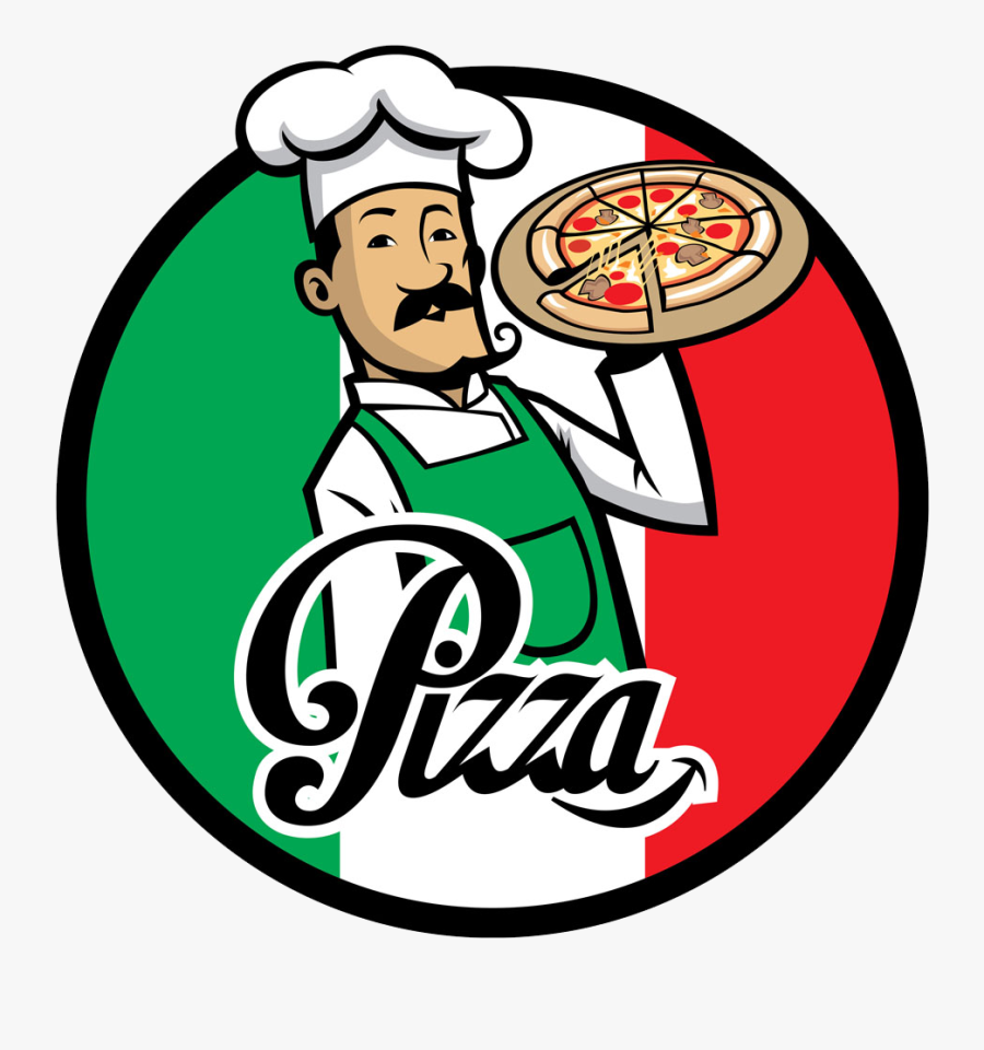 Pizza Delivery Italian Cuisine Chef - Italian Pizza Logo Png, Transparent Clipart