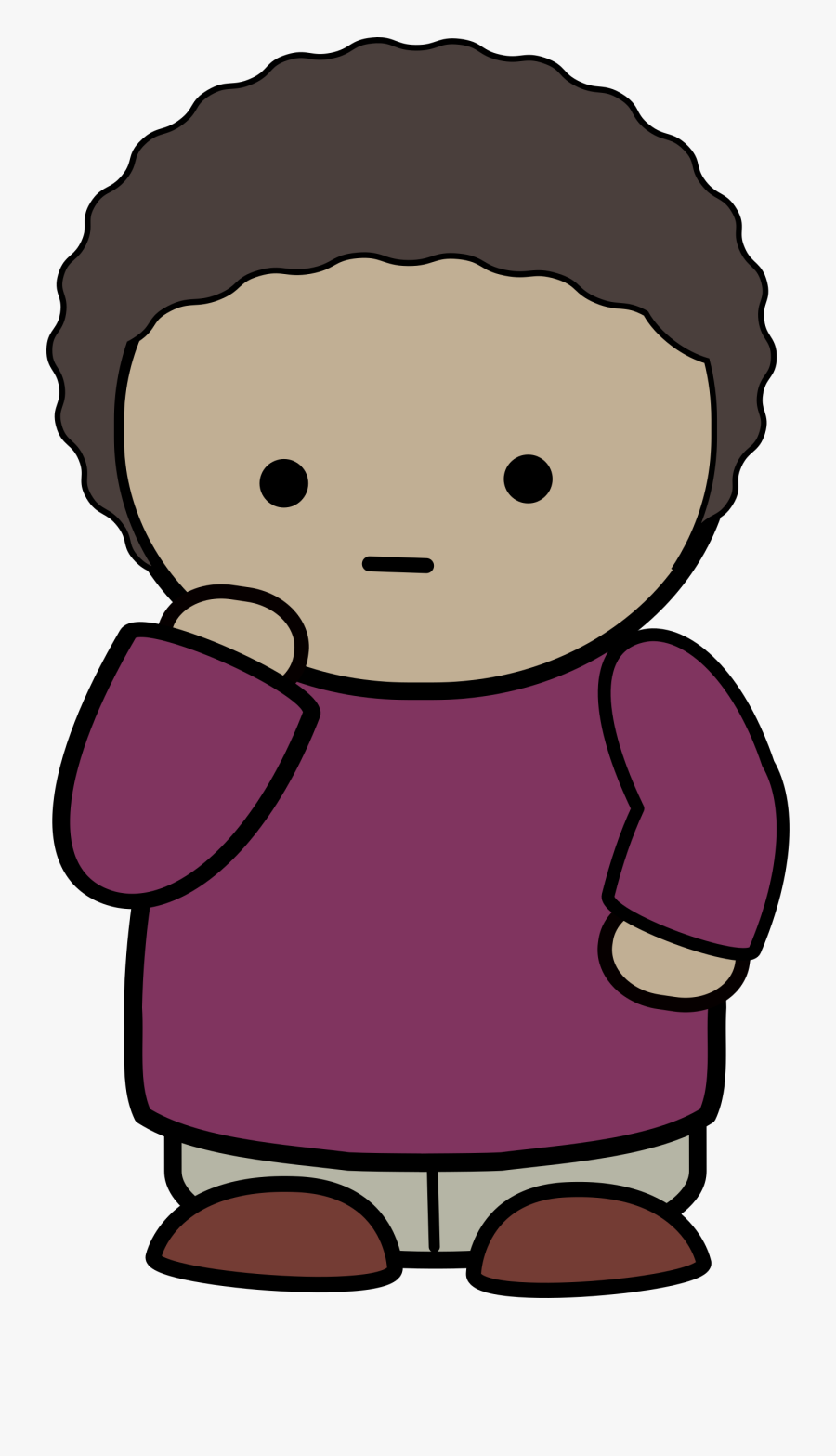 Free Deep In Thought - Clip Art, Transparent Clipart