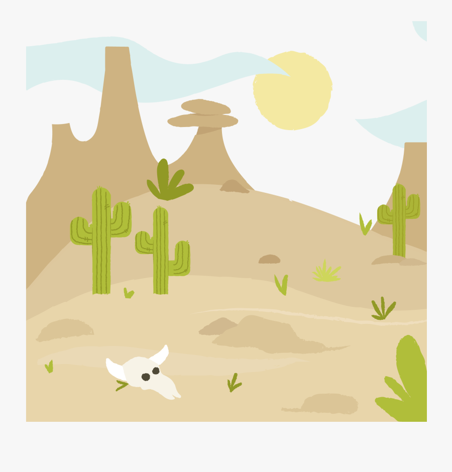 Euclidean Vector Skull Background - Png Wild West Background, Transparent Clipart