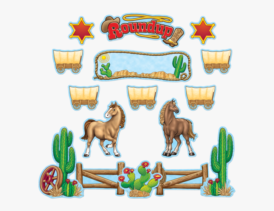 Wild West Clipart Western Roundup - Clip Art, Transparent Clipart