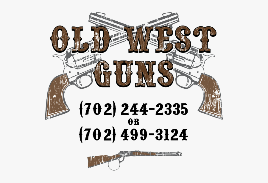 Clip Art Pistol Png Transparent - Old West Gun Logo, Transparent Clipart