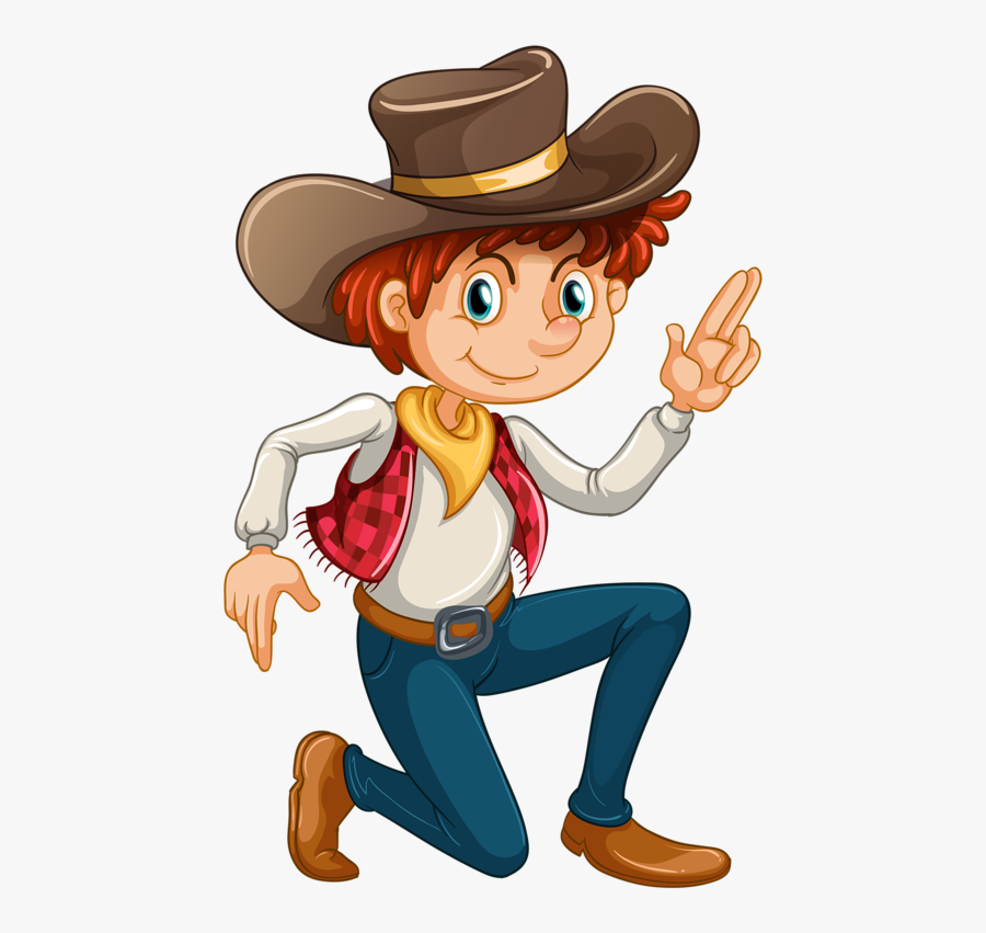 Cowboy Clip Art No Background - Wild West Cowboy Clip Art, Transparent Clipart