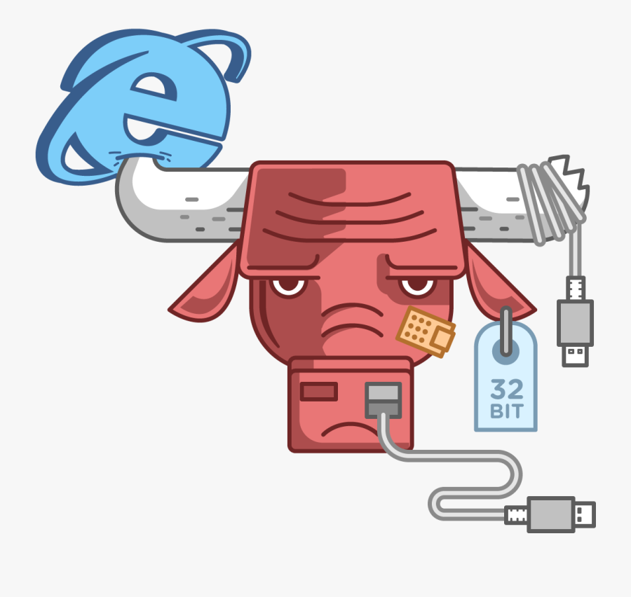 An Illustrated History Of Microsoft Windows - Windows 95 Illustration, Transparent Clipart