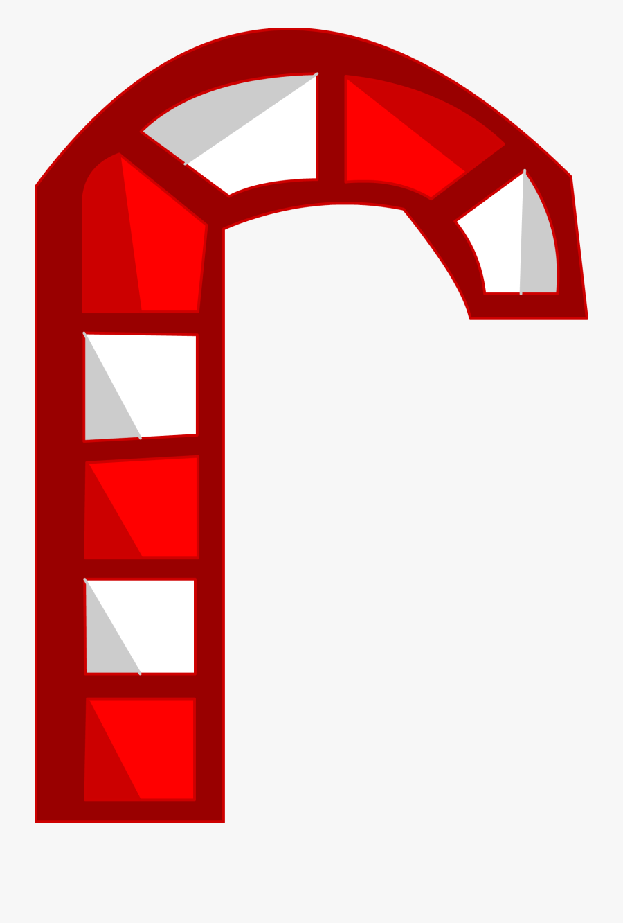 Cane Transparent Gangster - Object Show Candy Cane, Transparent Clipart