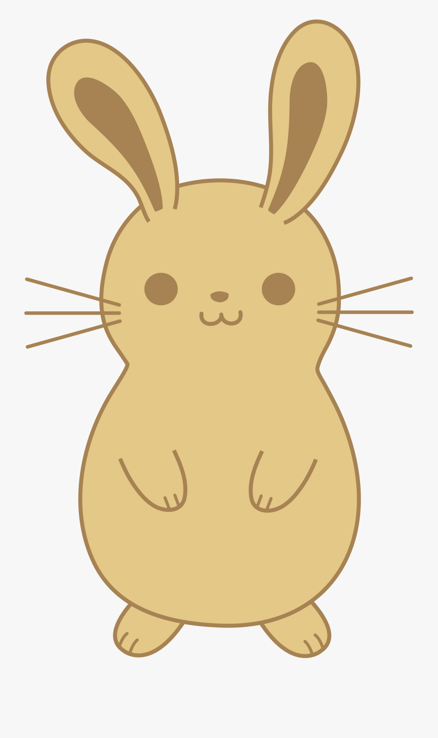 Rabbit Snow Bunny Clipart - Cute Bunny To Draw, Transparent Clipart
