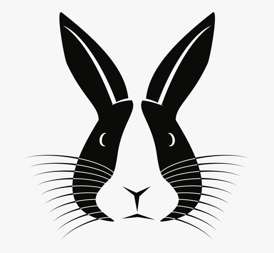 Domestic Rabbit Hare European Rabbit Silhouette Cc - Rabbit Silhouette, Transparent Clipart