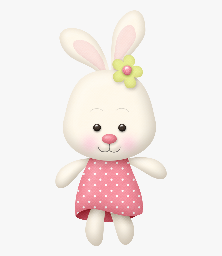 Girl Bunny Babies And - Girl Bunny Clipart, Transparent Clipart