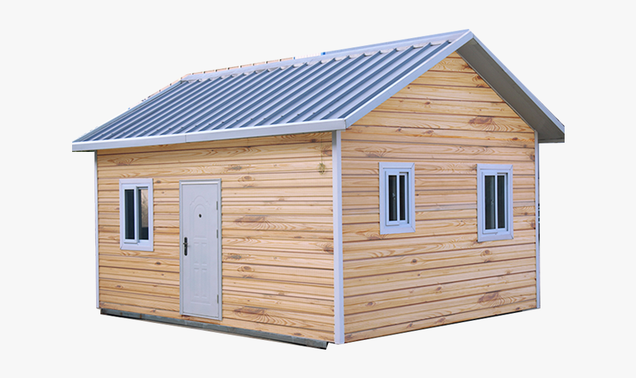 House Clipart Bungalow - Wooden House Clipart, Transparent Clipart