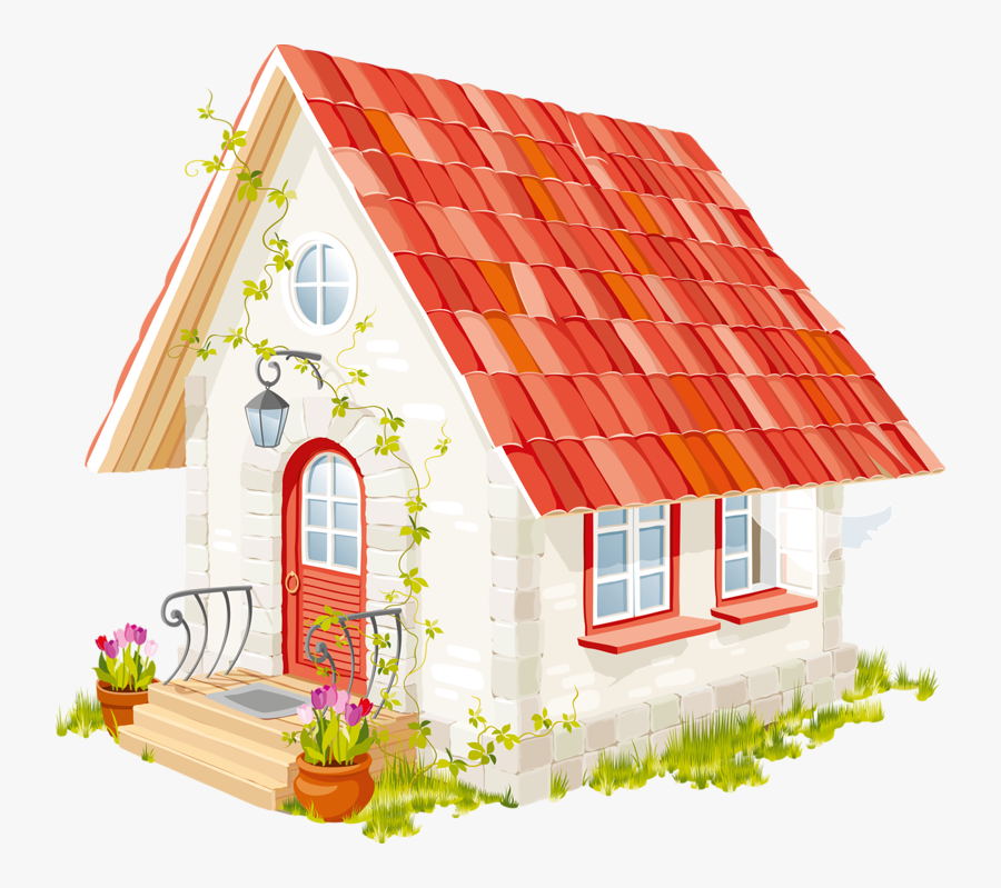 House Little Red Riding Hood Clipart, Transparent Clipart