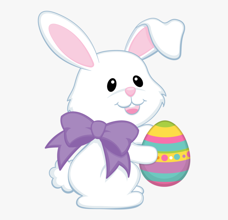 Easter Bunny - Cute Easter Bunny Clipart, Transparent Clipart