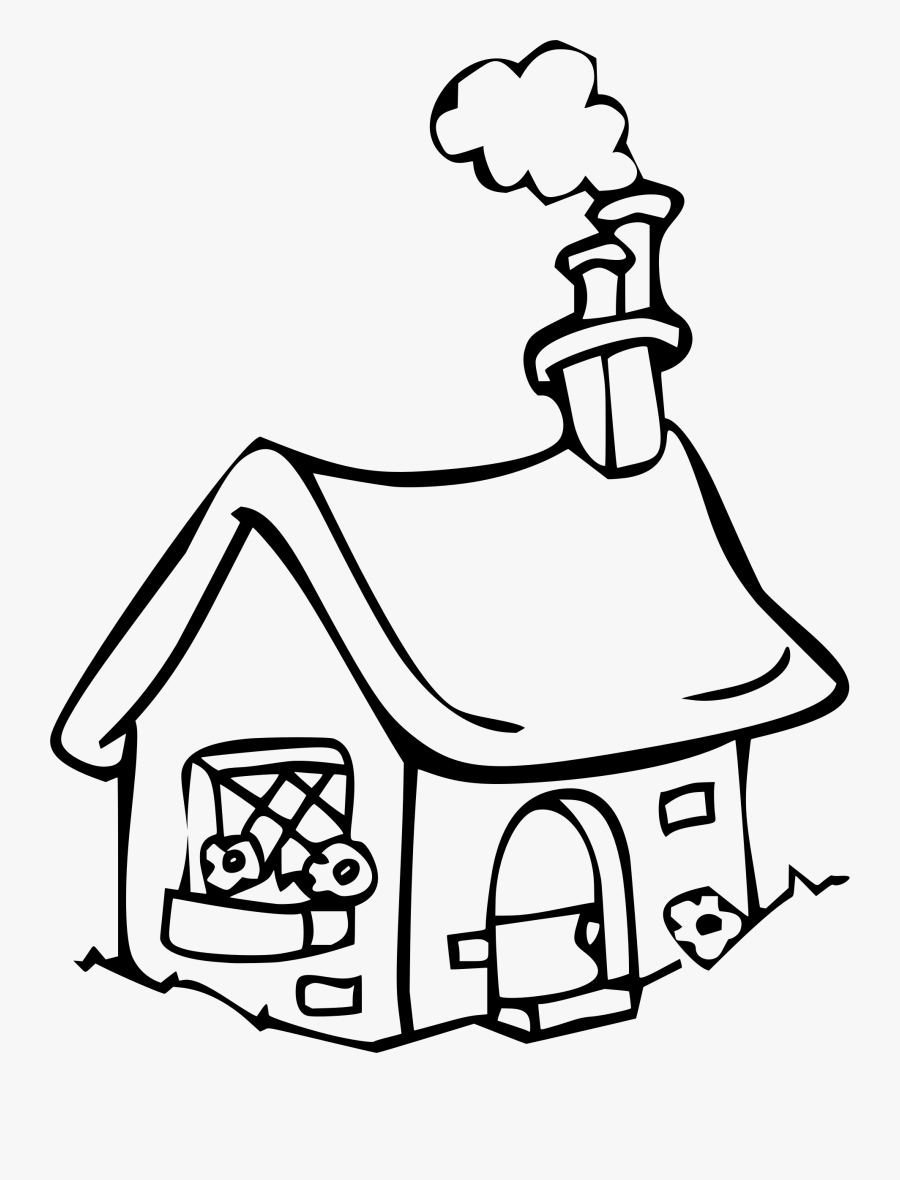 Fairy Tale Cottage - Coloring Pages My Cottage, Transparent Clipart