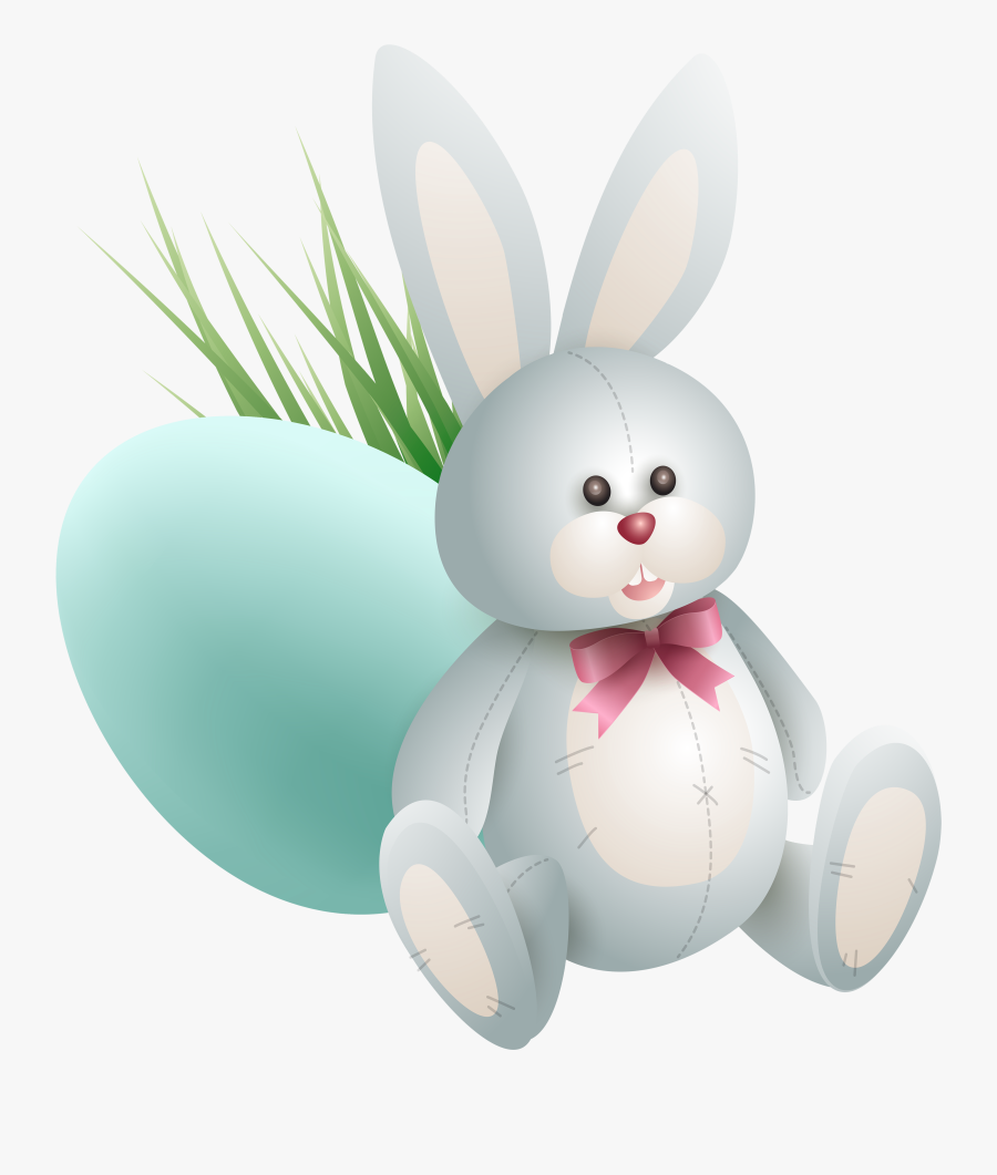 Transparent Easter Bunny With - Transparent Easter Bunny Png, Transparent Clipart