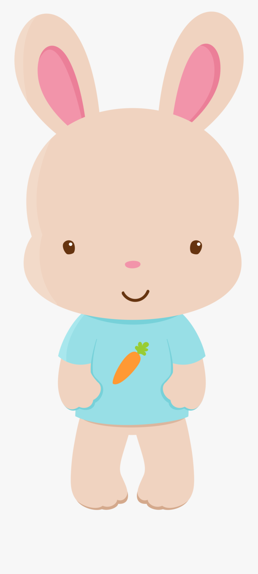 Bunnies Clipart Baby Shower - Cartoon, Transparent Clipart