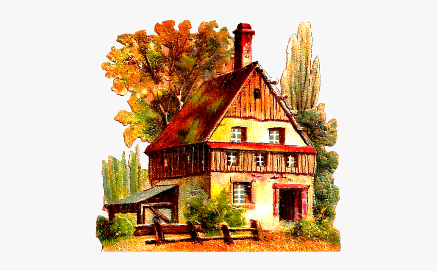 Farm House Clipart, Transparent Clipart