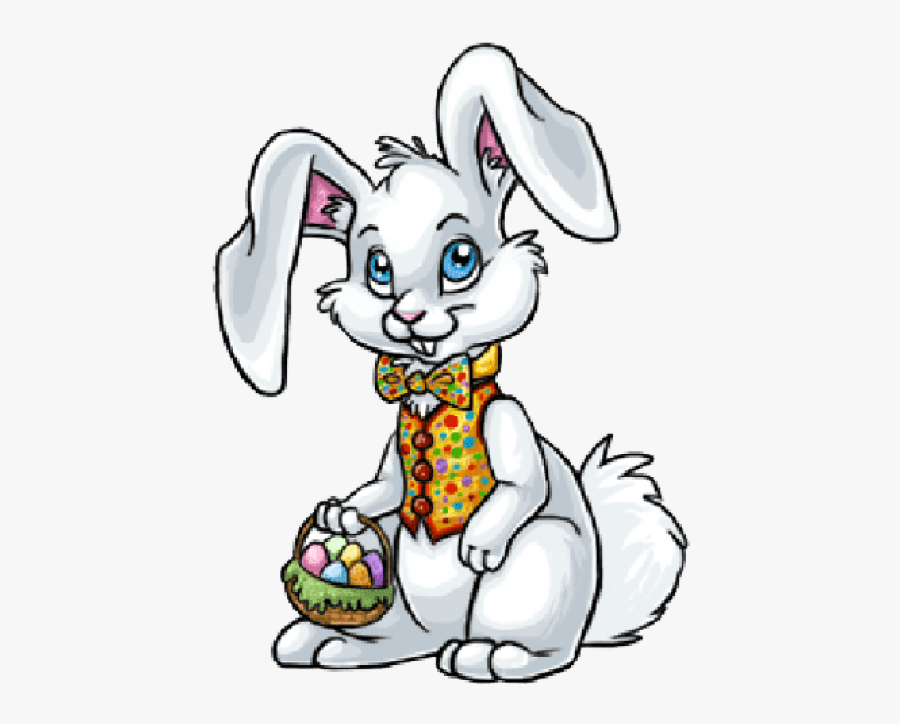 Free Png Download Easter Bunny Cartoon Drawing Png - Easter Bunny Cartoon Drawing, Transparent Clipart